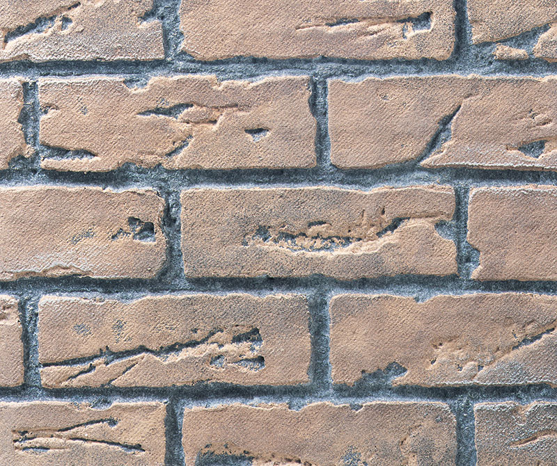 Panneau de briques - Brun rustique standard
