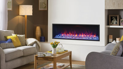 Skope E135 Built In Modern Electric Fireplace