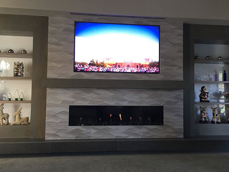 New York View 72 gas fireplace
