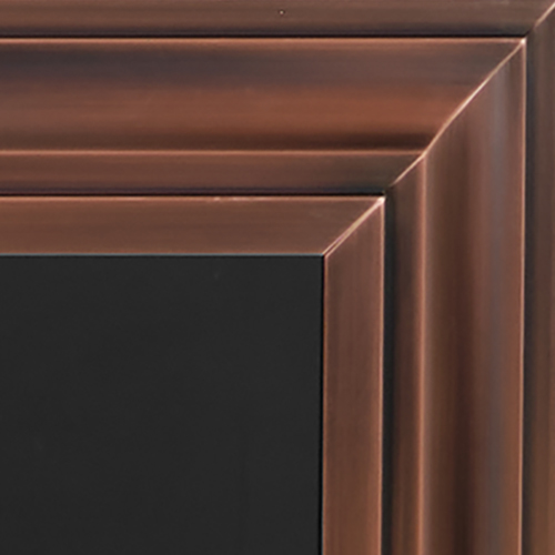 Closeup - Traditional Antique Copper Surround