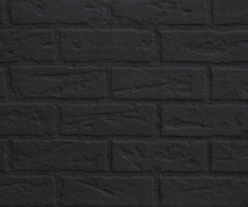 Brick Panel - Volcanic Black