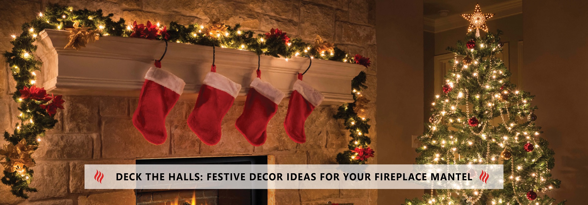 Deck the Halls: Festive Décor Ideas for Your Fireplace Mantel  