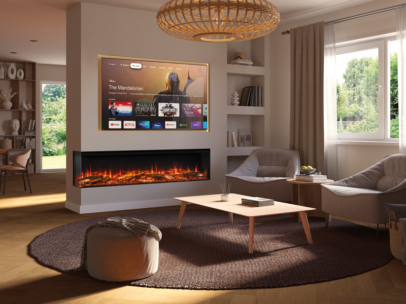 Avita EXA190 XL Premium Electric Fireplace | Regency