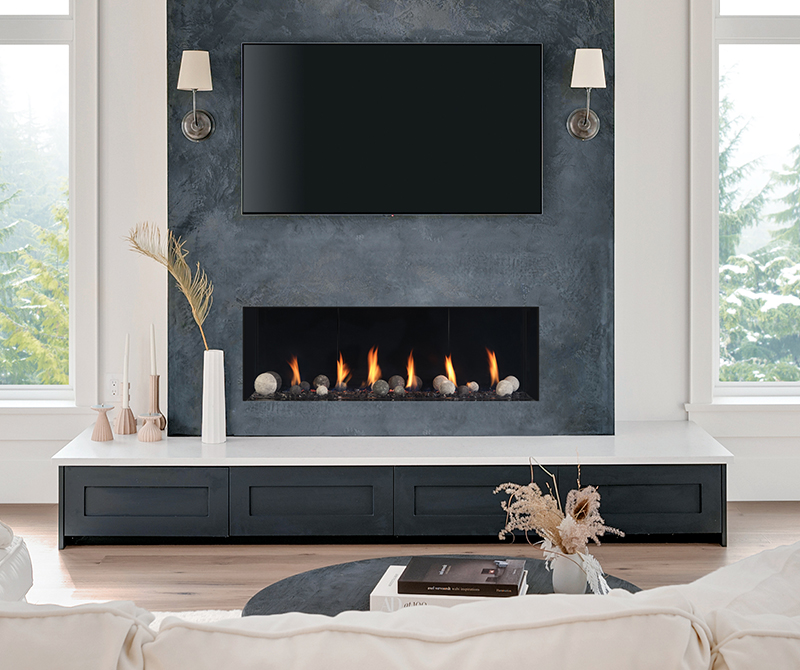 New York View 50 Gas Fireplace | City Series by Regency