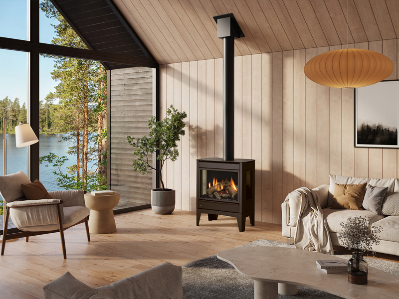 GS33 Gas Stove | Standing Pilot Contemporary Gas Stove