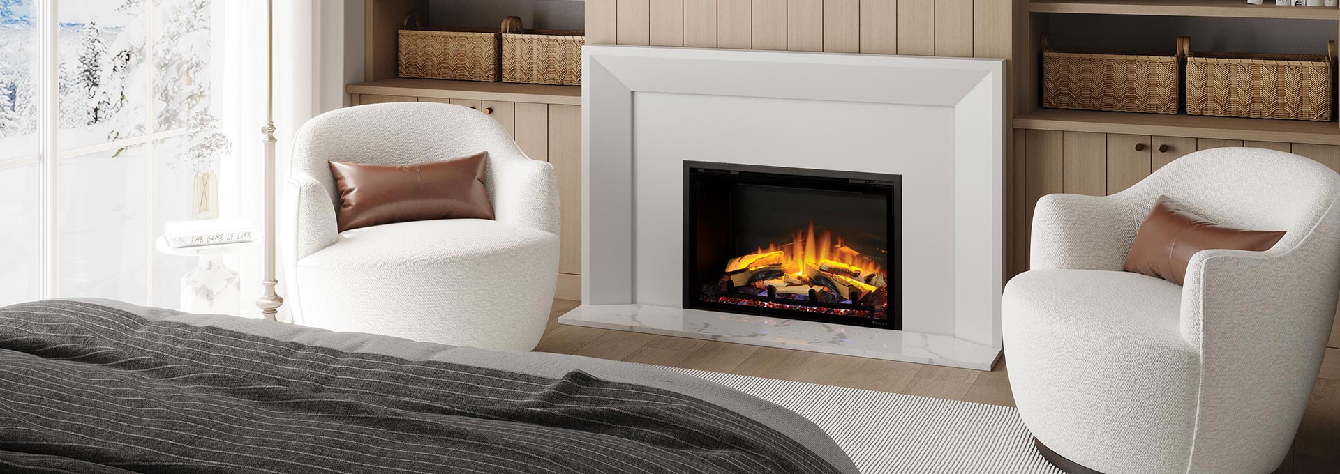 new electric fireplaces & electric inserts from regency