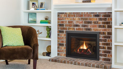 Gas Fireplace Inserts Replace Old, Vented Natural Gas Fireplace Insert