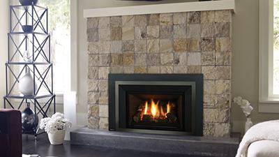 Liberty LRI4 Medium Gas Fireplace Insert with Log Set