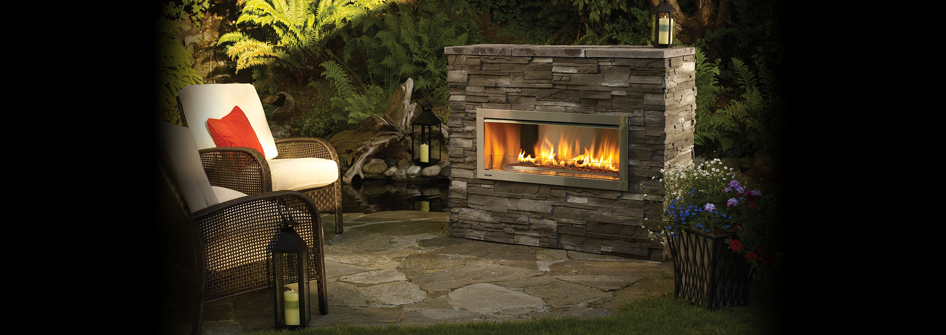 Modern Outdoor Gas Fireplaces Fireplace Kits Regency