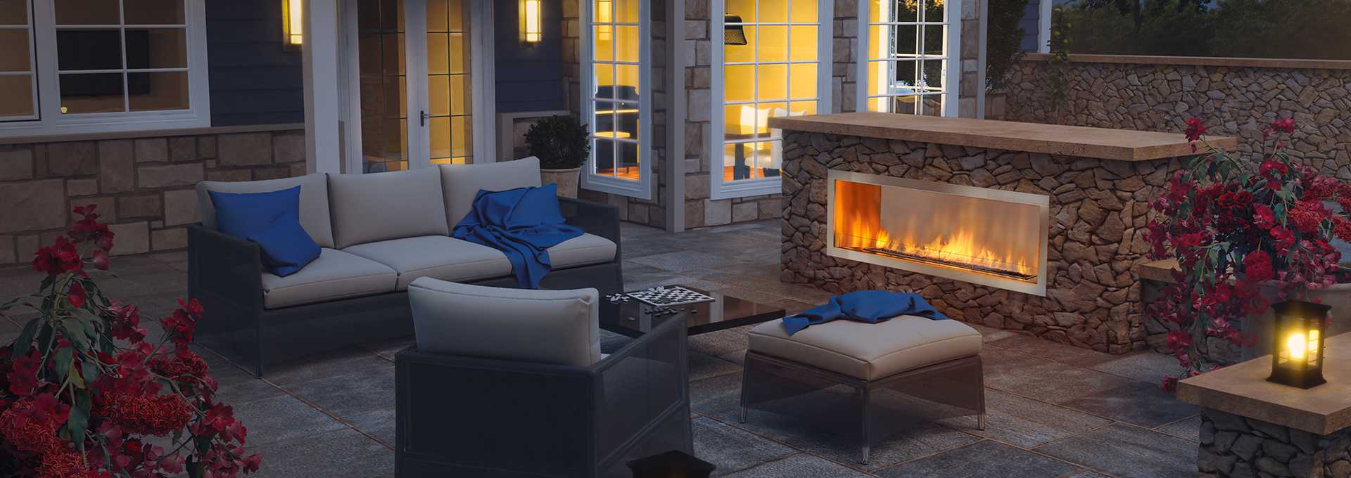 Regency Horizon Hzo60 Linear Outdoor Gas Fireplace