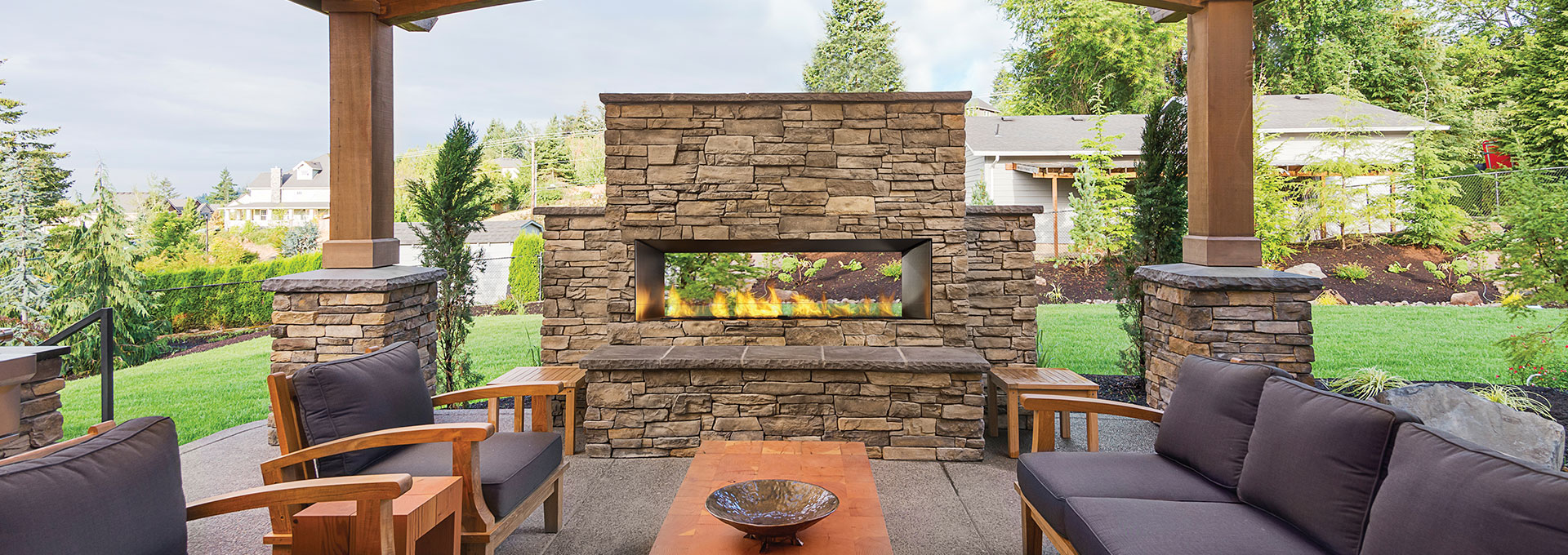Outdoor Gas Fireplaces Fireplace Kits, Outdoor Gas Fire Pit Chimney