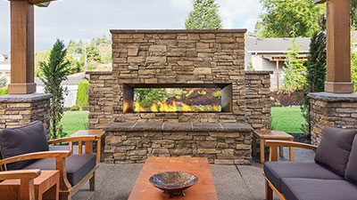 Outdoor Fireplace