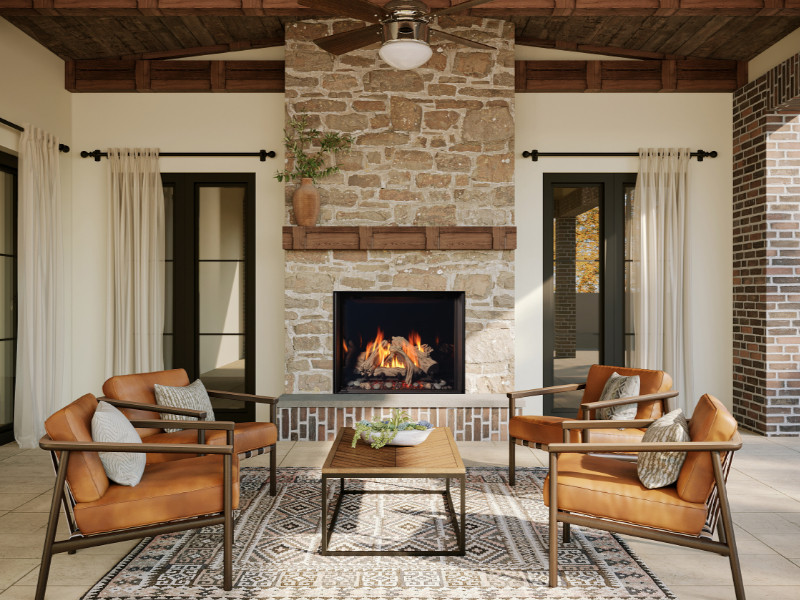 G1200 Large Traditional Gas Fireplace | Regency