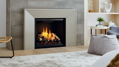 Medium 36” gas fireplace with Electronic Ignition and increased BTU Output. Get the look you want with Grandview’s mix and match accessories and various framing options.