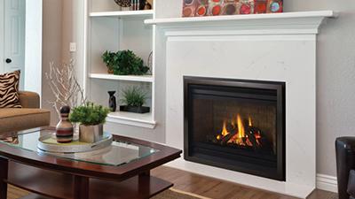 Selection of traditional gas fireplaces