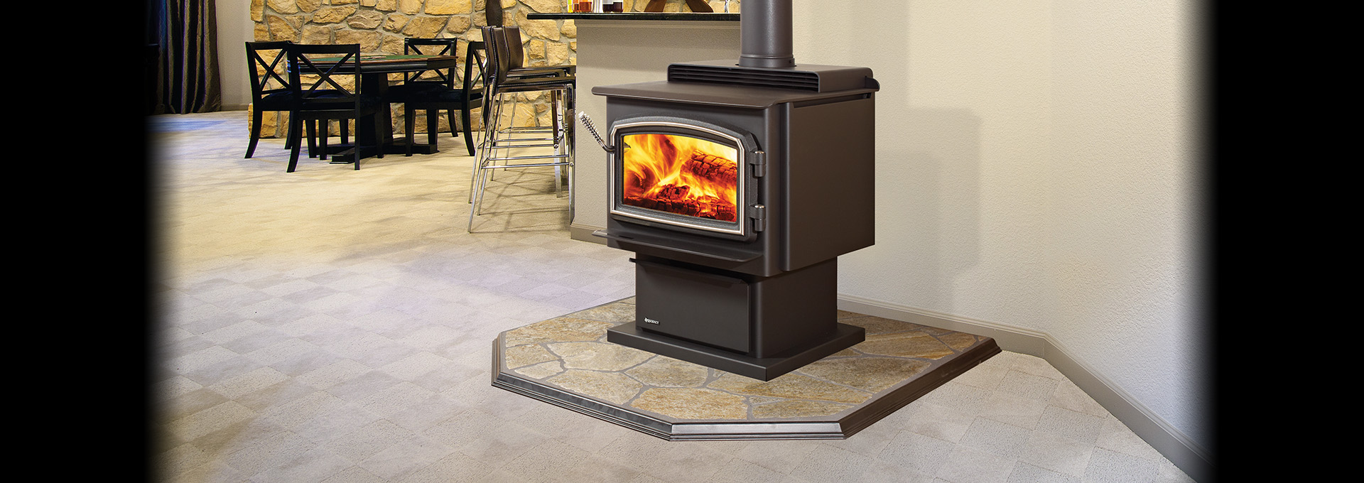 Classic F1100 Small Wood Burning Stove Regency