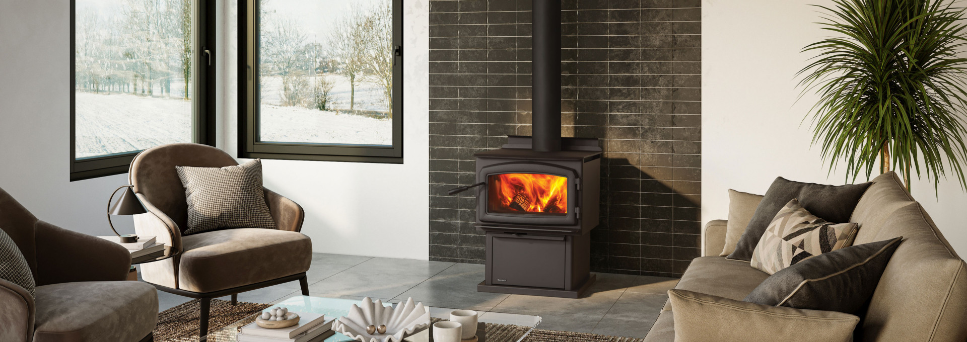 90 efficient wood burning stove