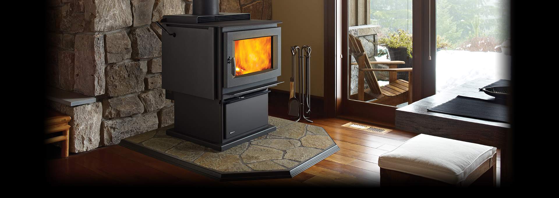 F5200 Hybrid Catalytic Wood Stove, Convert Wood Fireplace To Gas Australia