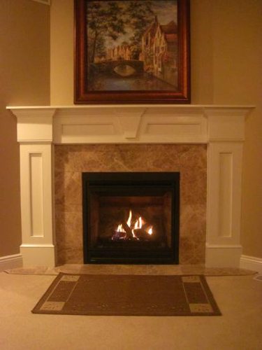 Regency Bellavista B36XT, white mantel