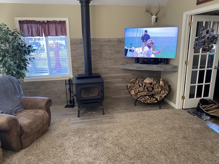 New wood burning stove 